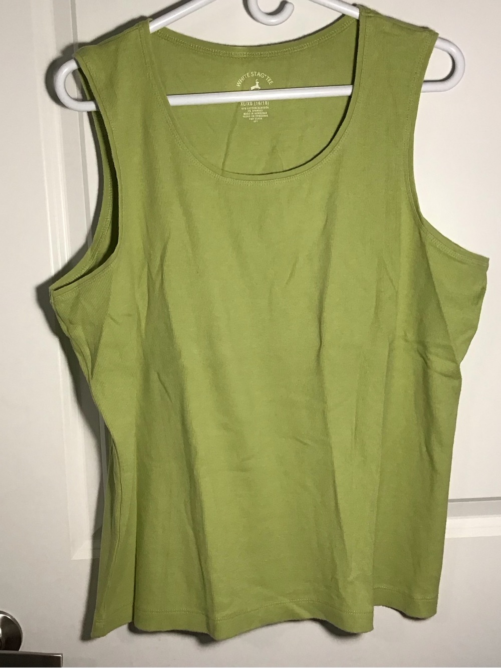 White Stag Lime Green Sleeveless Tank Top XL
